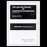 Law and Finance of Corporate Acquisitions  03 04 Supplement