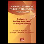 Annual Review of Nursing Education, Volume 3