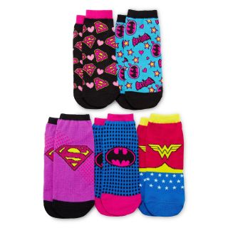 5 pk. Supergirl Low Cut Socks, Womens
