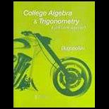 College Algebra and Trigonometry   With Access