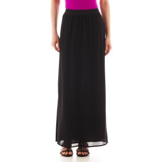 Worthington Column Maxi Skirt   Petite, Black