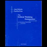 Critical Thinking Companion for Introductory Psychology