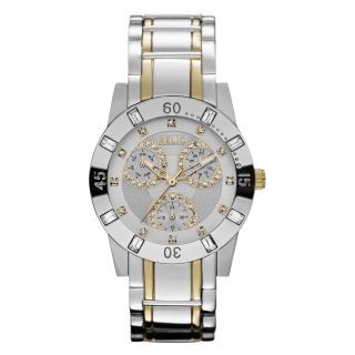 RELIC Beth Womens Crystal Accent Two Tone Multifunction Watch
