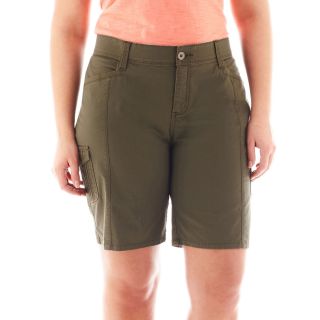 Lee Cargo Bermuda Shorts   Plus, Jungle, Womens