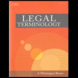 Legal Terminology   With Webtutor
