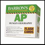 Barrons AP Human Geography   With Flash Cards