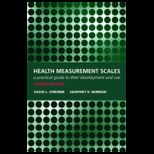 Health Measurement Scales A practical guide to their development and Use