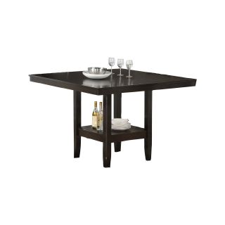 Hillsdale Tabacon 50 Counter Height Square Dining Table, Cappucino