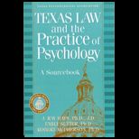 Texas Law and Practice of Psychology