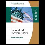 South Western Federal Taxation 2009 Individual Income Taxes, Volume 1