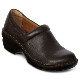 BOLO Andria Womens Clogs, Mahogany