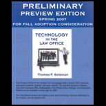 Technology in the Law Office  Preliminary Edition