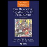 Blackwell Companion to Philosophy