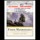 Finite Mathematics  Applied Approach (Loose)