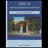 Posc 111 American National Gov. (Custom)