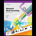 Advanced Word Process., Less. 56 110 Pkg.