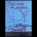 College Algebra  Conc. Through Func.  Package