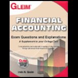 Financial Accounting  Examination Questions and Explanation