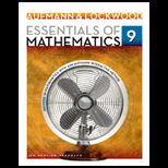 Essentials of Mathematics An Applied Approach With Application  Student Workbook