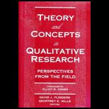 Theory and Concepts in Qualitative Research