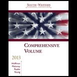 South Western Fed. Tax Comprehensive Volume, 2013   Study Guide