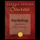 Classic Edition Sources Notable Selections in Psychology