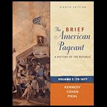 Brief American Pageant, Volume I