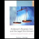 Andersons Business Law and Legal Enviroment (Custom)