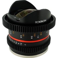Rokinon 8mm T3.1 Cine Fisheye Lens for Fuji X Mount