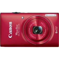 Canon PowerShot ELPH 130 IS Red 16MP Digital Camera with WiFi and 8x Opt. Zoom