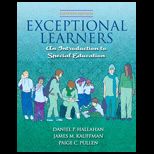 Exceptional Learners  Introduction to Special Education   With Cases