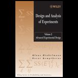 Design and Analysis of Experiments, Volume 2, Advanced Experimental Design