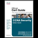 Ccna Security 640 554 Off. Cert. Guide   With CD