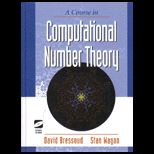 Course in Computational Number Theory / With CD