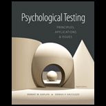 Psychological Testing   Workbook