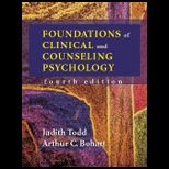 Foundations of Clinical and Counseling Psychology