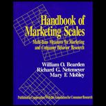 Handbook of Marketing Scales  Multi Item Measures for Marketing and Consumer Behavior Research