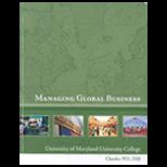 MANAGING GLOBAL BUSINESS (CUSTOM)