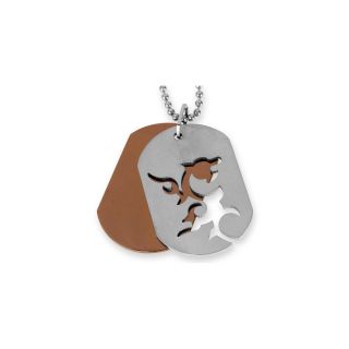 Mens Dog Tag Stainless Steel