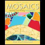 Mosaics Reading and Writing Paragraphs   Text