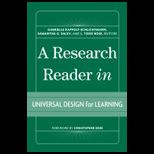 Research Reader in Universal Design for Learning