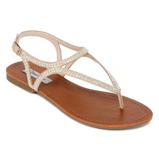 OLSENBOYE Sassy Flat Sandals, Blush, Womens