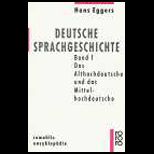 Deutsche Sprachgeschichte Band 1