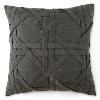 JCP Home Collection  Home Sonoma Basketweave Decorative Pillow, Charcoal