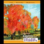 Algebra for College Students Package