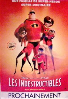 The Incredibles (French Rolled) Movie Poster