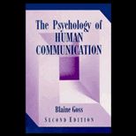 Psychology of Human Communication