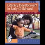 Literacy Developmt. in Early Childhood