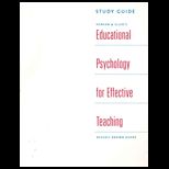 Study Guide for Educational Psychology for Effective Teaching