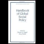 Handbook of Global Social Policy